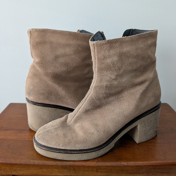 Cordani Fae Suede Tan Suede Ankle Boots Size 38.5 - Picture 3 of 13